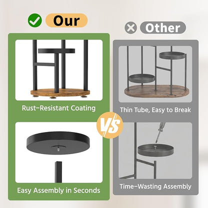 LASZOLA 4 Tier Metal Plant Stand - Image 4