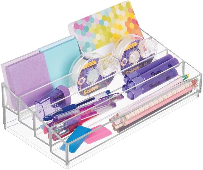 iDesign Tiered Cosmetics & Nail Polish Organizer, The Clarity Collection – - Image 8