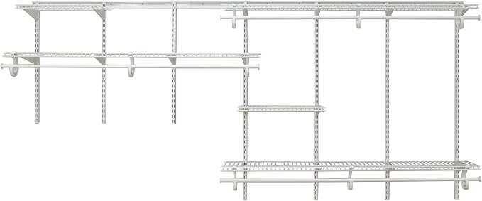 ClosetMaid ShelfTrack Wire Closet Organizer System, Adjustable from 7 to 10 Ft. by Unknown