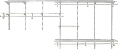 ClosetMaid ShelfTrack Wire Closet Organizer System, Adjustable from 7 to 10 Ft. by Unknown