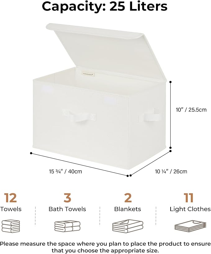 GRANNY SAYS Storage Bins with Lids, Fabric Storage Boxes, Closet Organizers and - Image 2