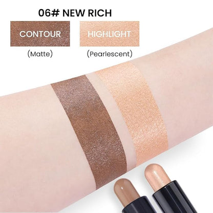 evpct 2in1 Face Shaping & Contouring Stick Cream Contour Concealer Bronzer - Image 4