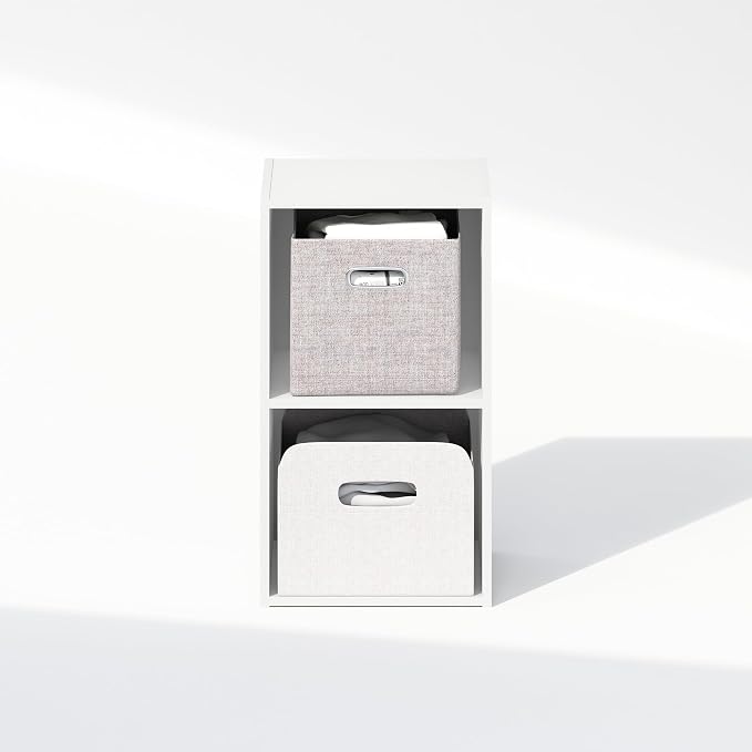 Furinno Reed Closet Organizers and Storage, 2-Tier Closet Organizer, Open Shelf - Image 6