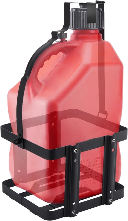 SPARKWHIZ Fuel Jug Container Holder Mount, Gas Can 5 Gallon Holder Rack - Image 3