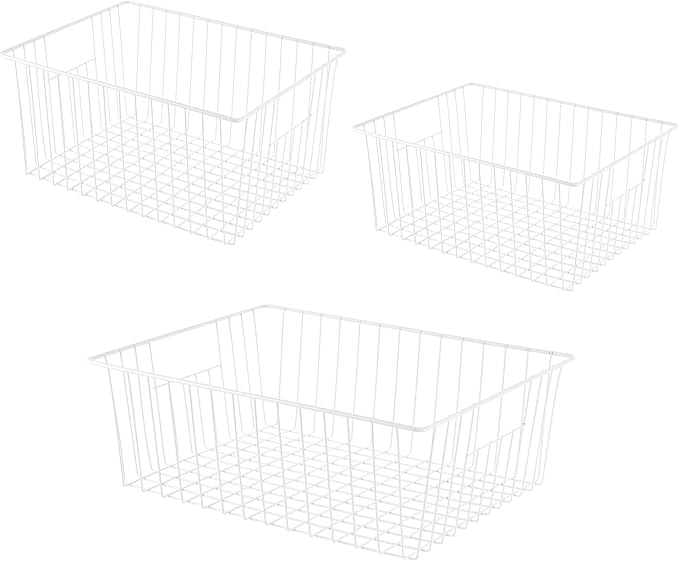 Freezer Organizer Bins, Upright Freezer Storage Blacks by Unknown