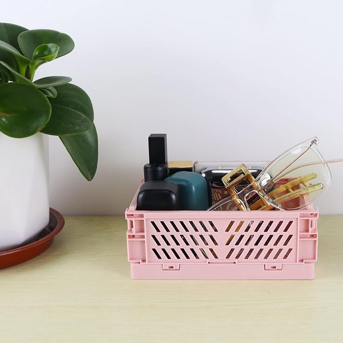 Tixill 2-Pack Mini Foldable Plastic Baskets - Image 5