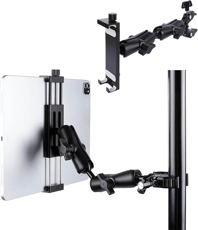 Aluminum Dual Arm Tablet Mount by Leenconghui
