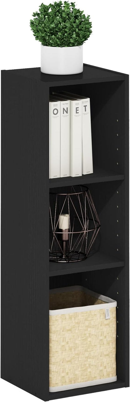 Furinno Fulda Book Shelf, 3-Tier Narrow Bookshelf, Bookcase by Furinno-FitsYourSpaceFitsYourBudget