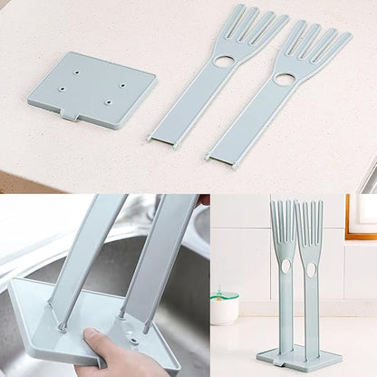 2 Pack Household Gloves Holder Rack Organizer Household Cleaning Glove Drying - Image 5