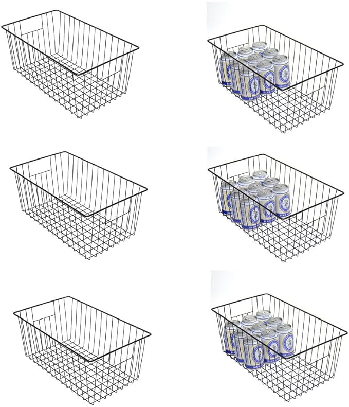 16inch Upright Freezer Organizer Baskets by Y.Z.Bros