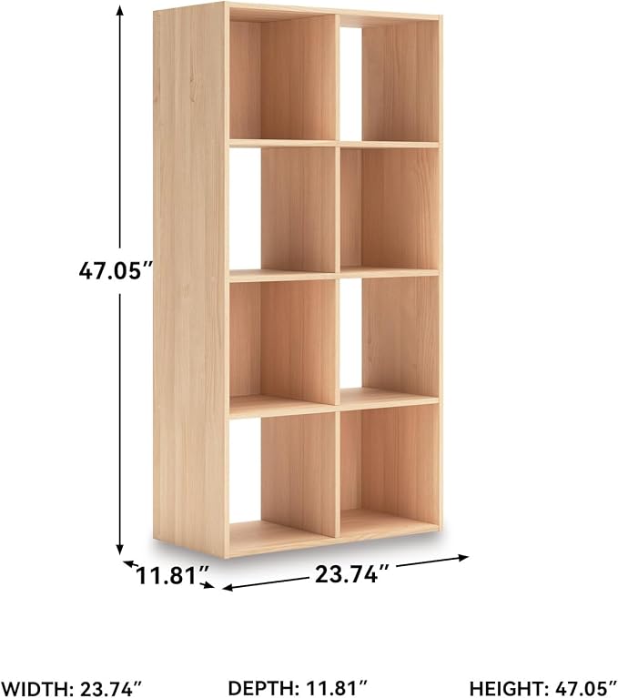 Signature Design by Ashley Piperton Contemporary 4-Tier Floor Standing 8 Cube - Image 3