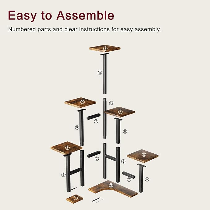Yzosvki Corner Plant Stand Indoor - Image 9