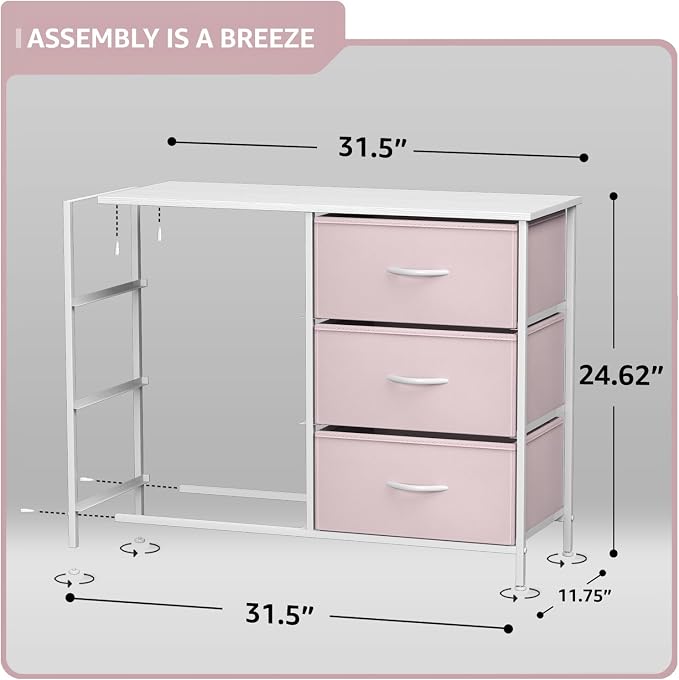 Sorbus Dresser with 6 Drawers - Image 3