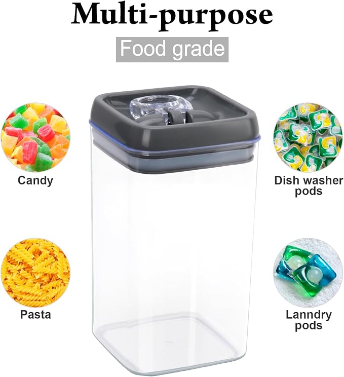 Dishwasher Pod Holder with Lid Laundry Pods Organizer 2.3L Large Capacity - Image 4