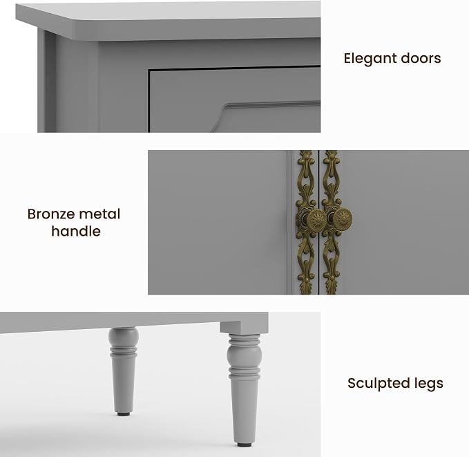 RoyalCraft Sideboard Buffet Cabinet - Image 6