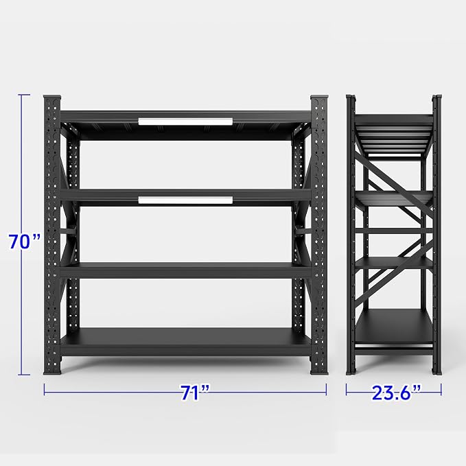 71" W Garage Shelving Heavy Duty - Image 2