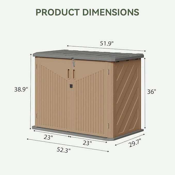 Aoxun Outdoor Storage Cabinet - Image 2