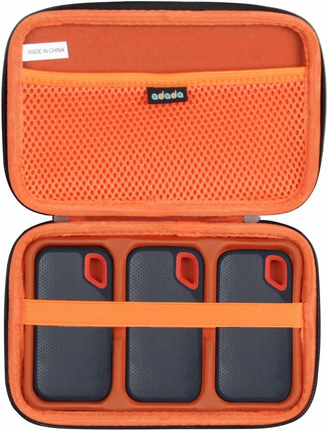 Adada Hard Case for SanDisk 500GB / 250GB / 1TB / 2TB Extreme Portable SSD by adada