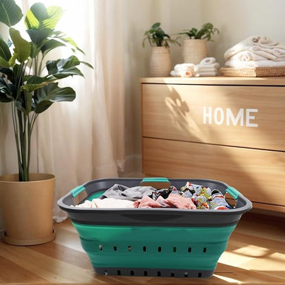 SAMMART 42L Collapsible Plastic Laundry Basket - Image 6
