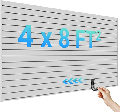Ezlaino 4x8ft PVC Slat Wall Paneling by Ezlaino