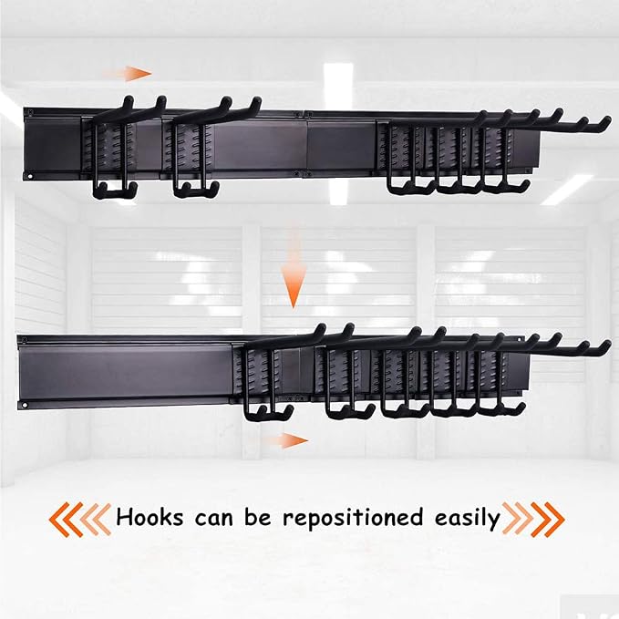 Ultrawall 24-Inch Wall Mounted Ski Rack, Holds Up to 300lbs, Powder-Coated Steel - Image 4