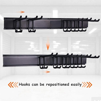 Ultrawall 24-Inch Wall Mounted Ski Rack, Holds Up to 300lbs, Powder-Coated Steel - Image 4