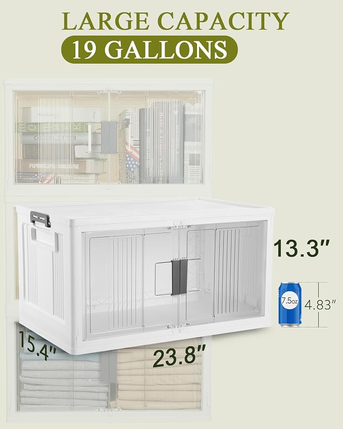 OlarHike 76QT Lockable Storage Bins - Image 7