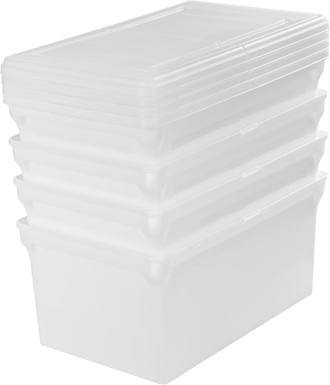 IRIS USA 4-Pack Snap File Box - Image 7