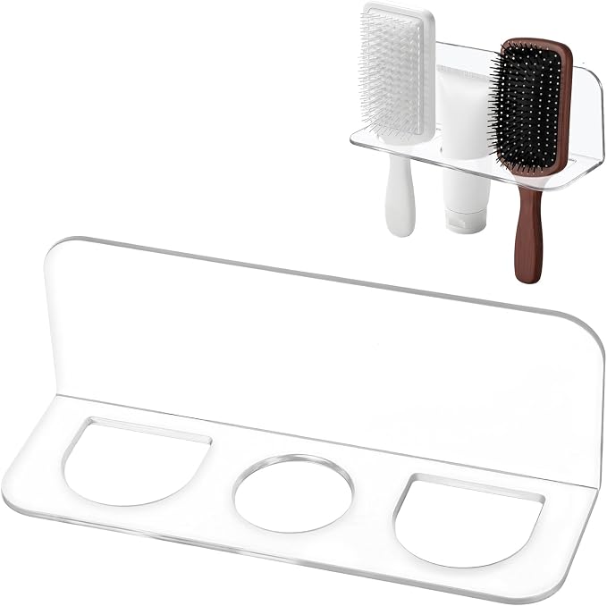 Bathroom Hair Brush Holder Wall Mounted Hair Brush Organizer by Unknown