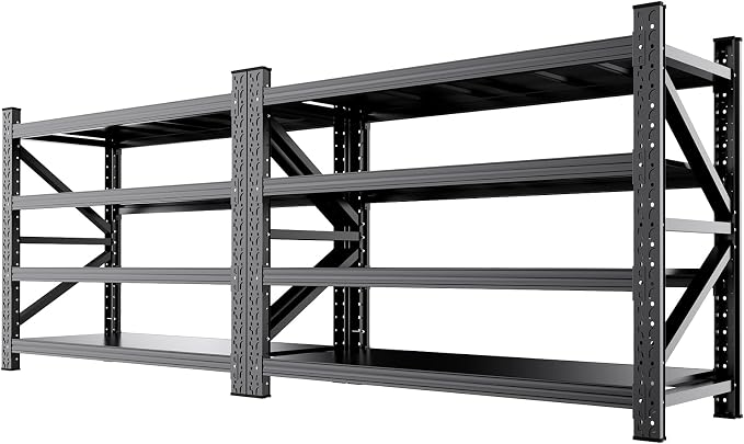 2-Pack 8000LBS Heavy Duty Garage Shelving by OrganizingStorageAssistant