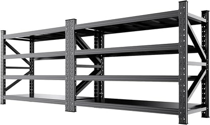 2 Set 6000LBS Heavy Duty Storage Shelves, Rust Proof Large Metal Storage Rack by AXASIIO