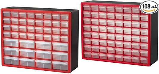 Akro-Mils 10144 44-Drawer & 10164 64-Drawer Plastic Storage Cabinets by Unknown