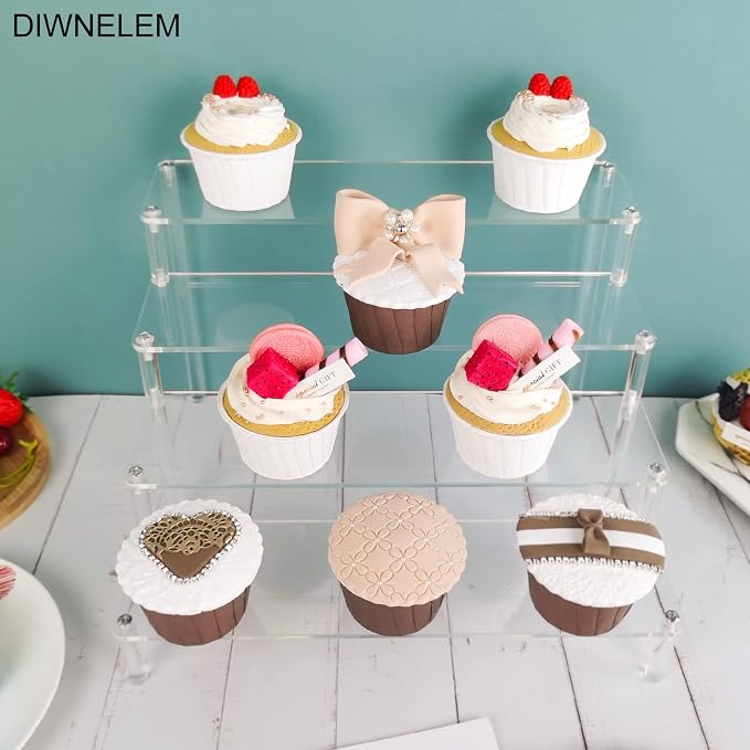 DIWNELEM 5 Tier Acrylic Risers - Image 6
