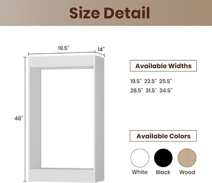 ROOMTEC 19.5" Double Hanging Closet Unit, Modular Closet System - Image 2