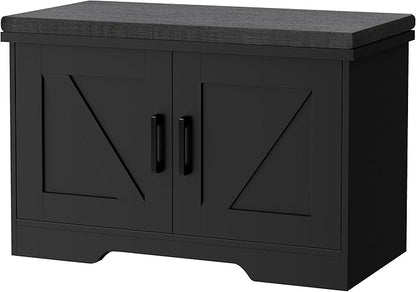 HOMSHO Farmhouse Shoe Storage Bench by HOMSHO