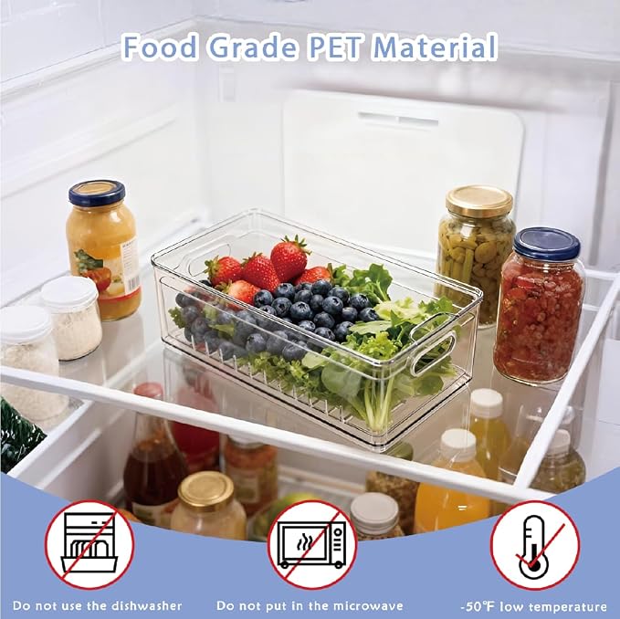 1 Pack Long Fridge Fruit Storage Box - Image 2