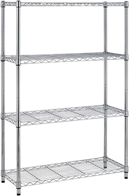 BestOffice Adjustable Wire Shelving Storage Shelves Heavy Duty Shelving Unit by BestOffice