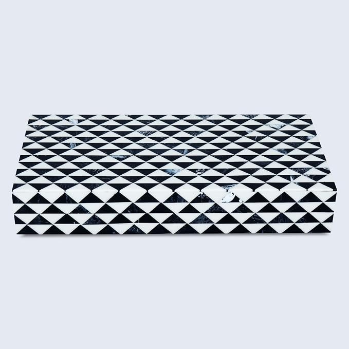 Handicrafts Home Large Decorative Storage Box 12x6– Coffee Table Organizer Box - Image 4