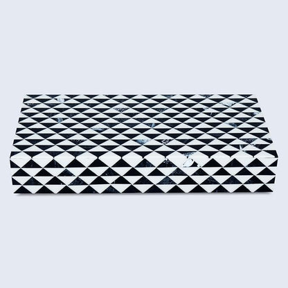 Handicrafts Home Large Decorative Storage Box 12x6– Coffee Table Organizer Box - Image 4