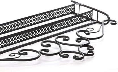 DAZONE DIY Mounted 6 Shelf Nail Polish Wall Rack Organizer Holds 120 Bottles - Image 3