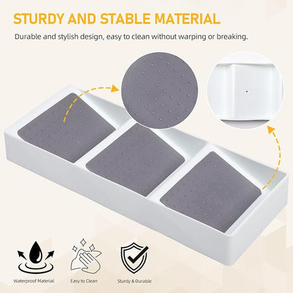 Spice Drawer Organizer, 3 Tier Non-Slip Silicone Seasoning Jars Drawer Insert - Image 3