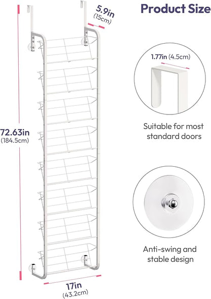 SWTYMIKI Over the Door Shoe Organizer - Image 2
