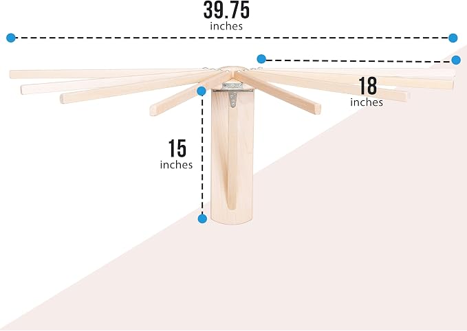 Pennsylvania Woodworks Wall Mounted Clothes Drying Rack - Image 2