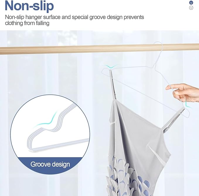 SPECILITE Wire Hangers 100 Pack, Metal Wire Clothes Hanger Bulk - Image 4