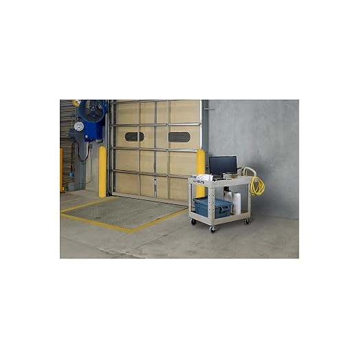 Rubbermaid Commercial Products BRUTE Heavy Duty 2-Shelf Utility/Service Cart - Image 5