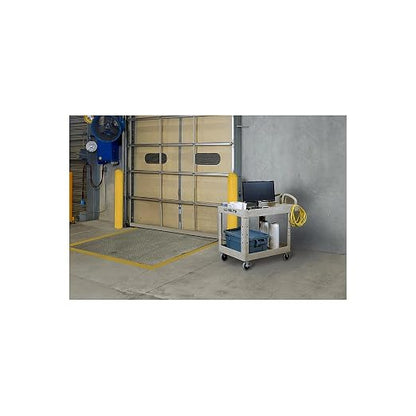 Rubbermaid Commercial Products BRUTE Heavy Duty 2-Shelf Utility/Service Cart - Image 5