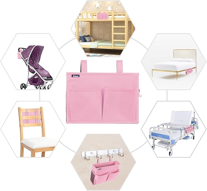 Surblue Caddy Hanging Organizer Bedside Storage Bag - Image 7
