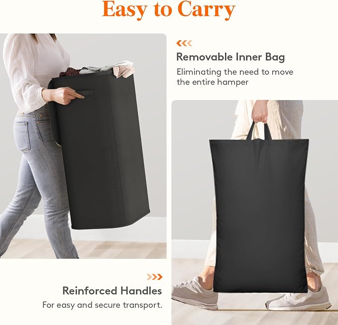 Lifewit 105L Large Laundry Basket - Image 7