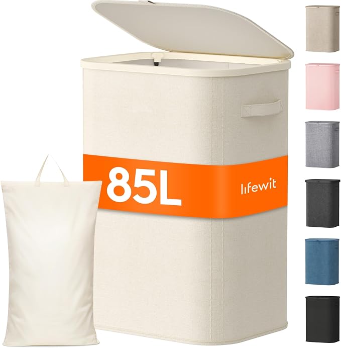 Lifewit 85L Large Laundry Basket by Lifewit
