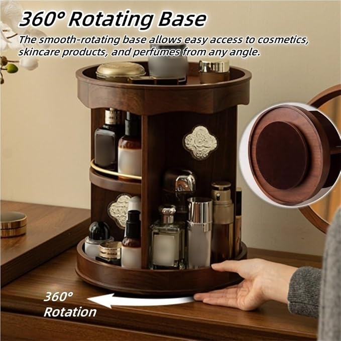 360° Rotating Makeup Organizer - Image 3